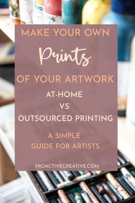 You’ve decided to print your own artwork at home! This is a great decision as it allows you to take control over every aspect of the process. #how to make art prints, how to make prints of your art, #what is an art print Art To Purchase, Where To Print Art Prints, Best Printer For Art Prints, How To Sell Prints Of Your Art, Giclee Print How To, How To Make Art Prints To Sell, How To Digitize Artwork, How To Sell Art Prints, Making Art Prints