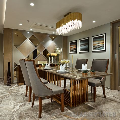 Dining Room Design Luxury, Dining Table Design Modern, Interior Design Dining, Contemporary Design Style, Dining Interior, Dining Room Design Modern, Desain Pantry, Set Meja Makan, Dinning Room Design