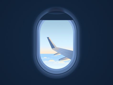 Plane Window Illustration, Airplane Window Illustration, Background For Windows 10, Flight Window Pics, Flight Window, Flight Illustration, Human Cloning, Flight Design, Social Media Campaign Design