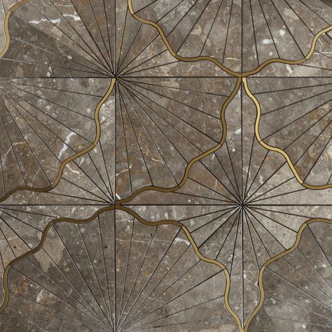 Lotus Tile, Lotus Decor, Marble Pattern Texture, Floor Pattern Design, Traditional Restaurant, Paving Pattern, Lotus Pattern, Beautiful Flooring, Luxury Tile