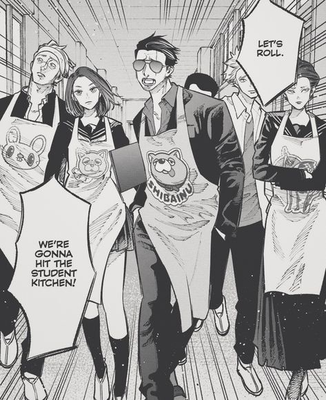 Yakuza Goes Hausmann, The Way Of The House Husband, Funny Manga Panels, Immortal Tatsu, Tatsu Imortal, The Way Of The Househusband, Way Of The Househusband, Joe Black, Manga Books