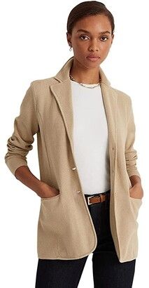 Ralph Lauren Knit Blazer | Shop The Largest Collection | ShopStyle London Clothes, Travel Sweater, Ralph Lauren Knit, Tan Sweater, Sweater Blazer, Knit Blazer, Earn Cash, Knitting Women Sweater, Ralph Lauren Sweater