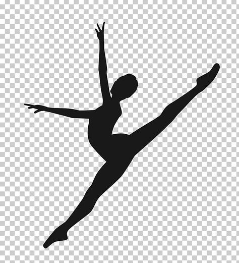 Dancer Silhouette Contemporary, Contemporary Dance Drawing, Dancer Sillouhette, Dance Silhouette Art, Ballet Black And White, Dancer Clipart, Dance Clipart, Dance Png, Dancing Clipart