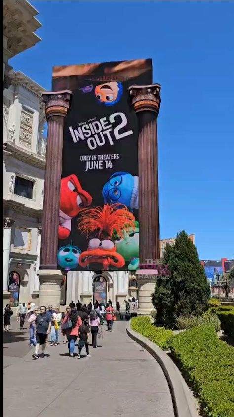 Disney Animation Promos on X: "Billboard for ‘INSIDE OUT 2’ at CinemaCon. 🔥 https://t.co/jVaqcZmMlV" / X Cool Symbols, Inside Out 2, Tv Animation, Disney Animation, Print Ads, Animated Movies, Inside Out, The Whole, Mood Board