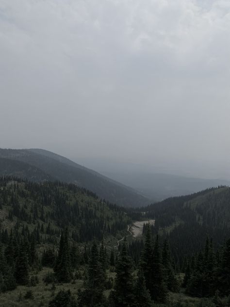 Dark haze mountain summit view Montana, USA Mountain Aethestic, Aesthetic Mountain Pics, Middle Of Nowhere Aesthetic, Ascetic Pictures, Night Mountain Aesthetic, Dark Mountain Aesthetic, Creepy Mountain Aesthetic, Mountains Dark, Montana Aesthetic