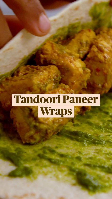 Paneer Tortilla Wrap, Veg Tasty Recipes, Paneer Wrap, Tandoori Paneer, Hunger Pangs, Paneer Dishes, Green Cardamom, Whole Spices, Spicy Snacks Recipes