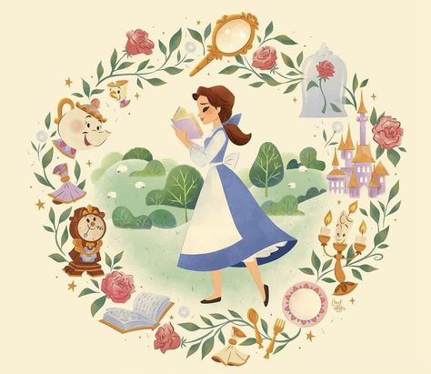 Caley Hicks Caley Hicks, Belle Beauty And The Beast, Disney Nerd, Disney Posters, Belle Beauty, Disney Concept Art, Old Disney, Apple Watch Wallpaper, Pinturas Disney