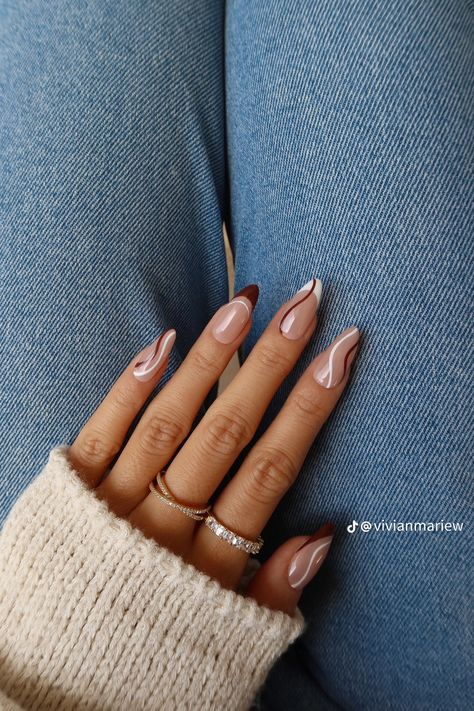 November Nail Designs, November Nails, Cute Nails For Fall, Blush Nails, Fall Nail Art, Nature Tattoos, Classy Nails, Chic Nails, Nail Arts