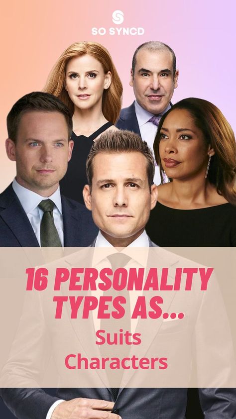 Types Of Lawyers, Pearson Specter Litt, Suits Serie, Suits Tv Show, Mike Ross, Specter Suits, Suits Tv Series, 16 Personality Types, Character Test