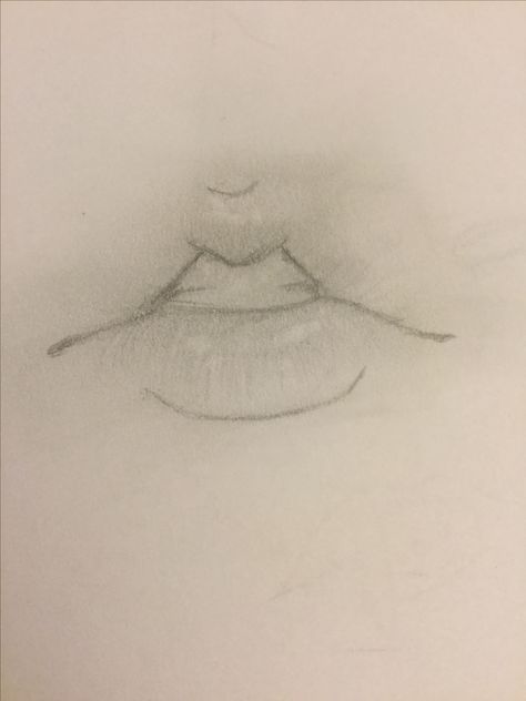 Lips Draw, Mata Manga, Lip Drawing, Mouth Drawing, Lips Drawing, Art Drawings Sketches Creative, Pencil Art Drawings, Anime Drawings Tutorials, Art Tutorials Drawing