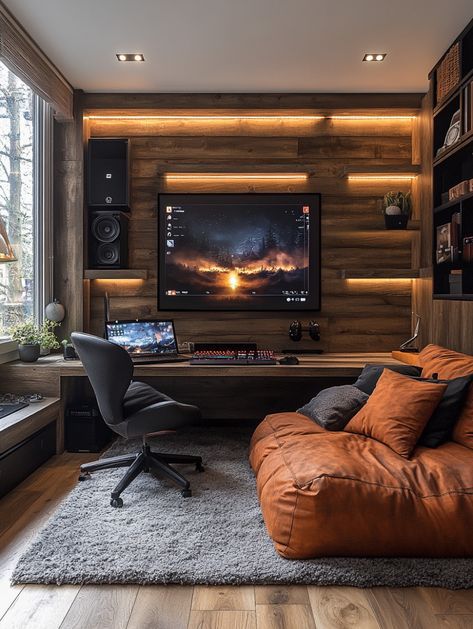 #BEAUTY, #RELATIONSHIPS #Fashion #Animals #Outfits #Winter Outfits #Animals# Farmhouse Gaming Room, Male Gaming Room, Couples Gaming Room Setup Modern, Bedroom Inspirations Gaming, Library And Gaming Room, Modern Minimalist Game Room, Classy Gaming Room, Gaming Living Room Setup, Man Cave Gaming Room