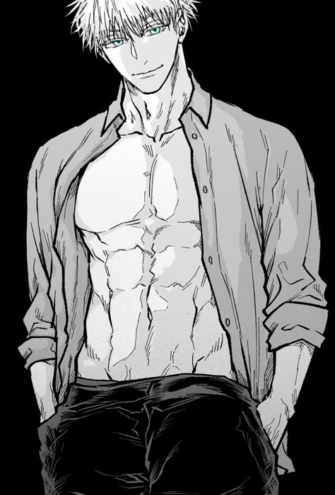 Ju Jitsu, Hottest Anime Characters, Anime Guys Shirtless, Anime Boyfriend, Anime Drawings Boy, Anime Poses Reference, Anime Sketch, Handsome Anime Guys, Anime Poses