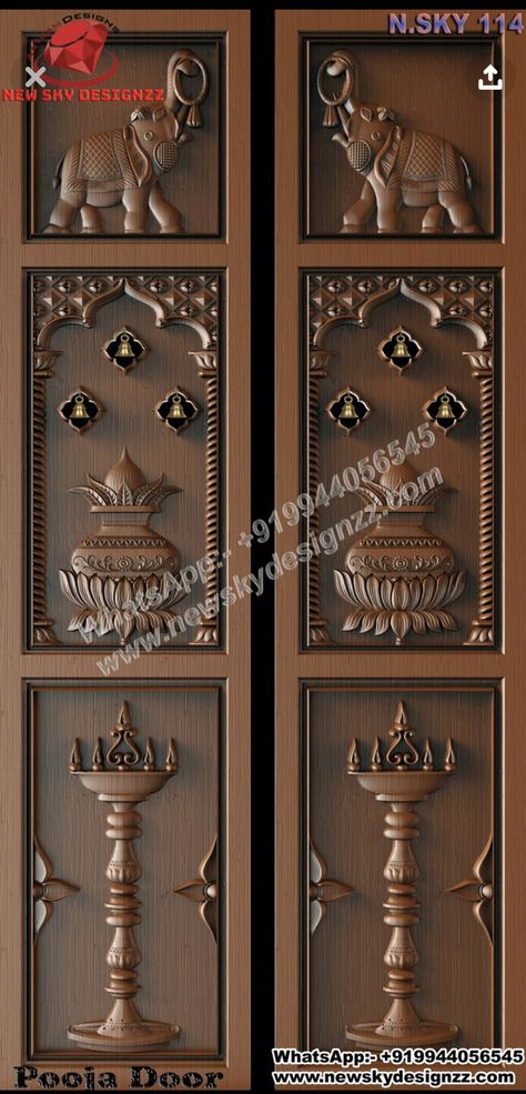 Pooja Wooden Door Design, Pooja Room Main Door Design, Wooden Pooja Room Door Design, God Doors Design, Puja Room Wooden Door Design, God Door Design, Pooja Room Wood Door Design, Puja Room Door Design Wood, Wooden Pooja Door Design