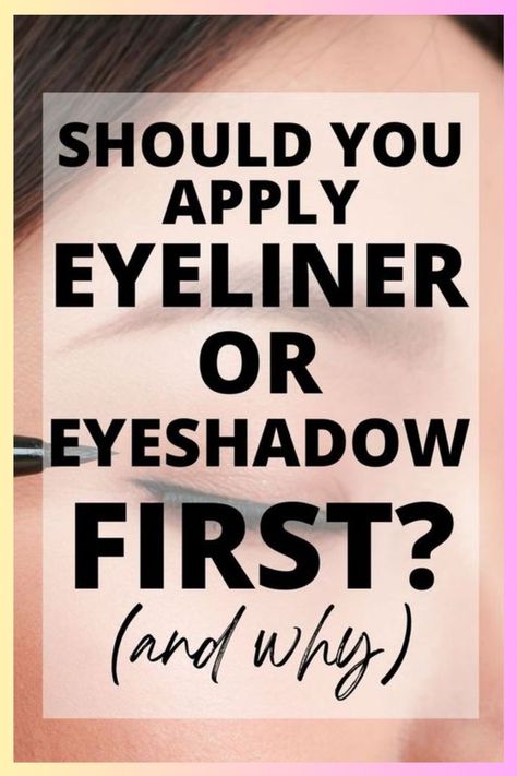 Applying eyeliner is a wonderful way to accentuate the eyes. Though most women would like for it to be as simple as drawing a line around the eyelid, there is more to it than that. Follow these steps to learn how to apply eyeliner appropriately to complete your look. How To Apply Eye Makeup For Beginners, Eye Makeup Order, Correct Way To Apply Eyeliner, How To Put On Eyeliner For Beginners Step By Step, How To Prep Eyes For Eyeshadow, Eye Lining For Beginners How To Apply, Eyeshadow And Eyeliner Looks, Eyeliner Application Tips, How To Put Eyeliner On