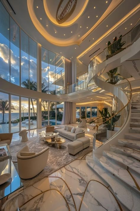 Huge Mansions Luxury Most Expensive, Fancy House Aesthetic, Nice House Interior, Luxury House Exterior, Rich Mansion, House Interior Modern, Rich Room, Big Homes, Rich House