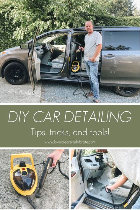 Detail Clean Car, Detail Your Car Like A Pro, How To Detail Your Own Car, Steps To Detailing A Car, Best Car Detailing Products, Car Interior Detailing Checklist, How To Detail A Car, How To Clean The Inside Of Your Car, How To Wash Your Car At Home