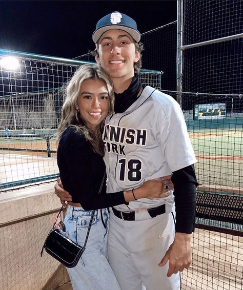 pretty couple, pretty boy, baseball boyfriend, baseball couple, baseball boy. pic creds: @ashlundjade on insta After Baseball Game Pictures Couples, Baseball Picture Ideas Couples, After Game Couple Pictures, Baseball And Dancer Couple, Cute Baseball Couples Pictures, Baseball Gf Aesthetic, Baseball Couples Pictures, Baseball Gf Pictures, Baseball Boyfriend Pictures