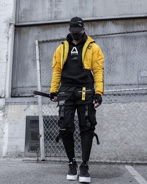 Fabric Of The Universe, Cyberpunk Streetwear, Cyberpunk Outfit, Tactical Suit, Sci Fi Costume, Cyberpunk Techwear, Techwear Jacket, Dystopian Fashion, Techwear Streetwear