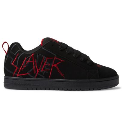 MEN'S DC X SLAYER COURT GRAFFIK SHOES Dc Court Graffik, Dc Sneakers, Shoes Outfit Fashion, Mens Skate Shoes, Shoes Collection, Dc Shoes, Skate Shoes, Shoe Shop, Men's Sneakers