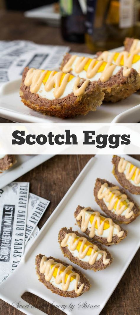 Scotch Eggs Recipe, Scotch Egg, Scottish Recipes, Scotch Eggs, Egg Recipe, Egg Muffins, British Food, Croquettes, Whole 30 Recipes