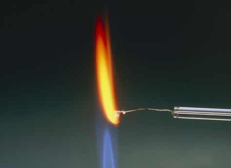 Here's how to perform a flame test and how to interpret the colors you see. You can use a flame test to identify a metal or ionic salt. Flame Test, Materials Science, Science Fair, A Metal, See You, Salt, Science, Color, Art