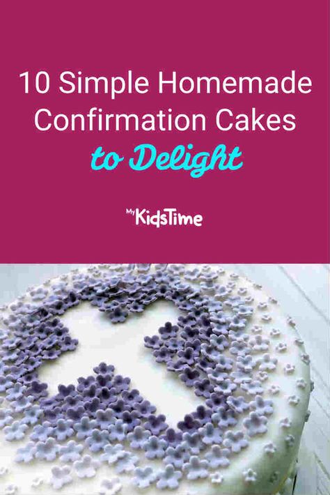 Confirmation Cake Ideas, Confirmation Desserts, Confirmation Decorating Ideas, 1st Communion Cakes, Confirmation Party Ideas, Christian Cakes, Easy Unicorn Cake, Confirmation Ideas, Comunion Cake