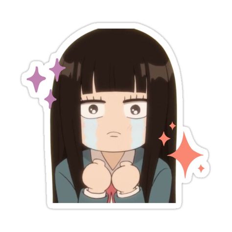 Decorate laptops, Hydro Flasks, cars and more with removable kiss-cut, vinyl decal stickers. Glossy, matte, and transparent options in various sizes. Super durable and water-resistant. Kimi Ni Todoke Sticker, Sawako Stickers, Sawako Chibi, Stickers To Print Out, Cute Stickers To Print, Printable Stickers Journal, Anime Stickers Printable, Sticker To Print, Cute Stickers Printable