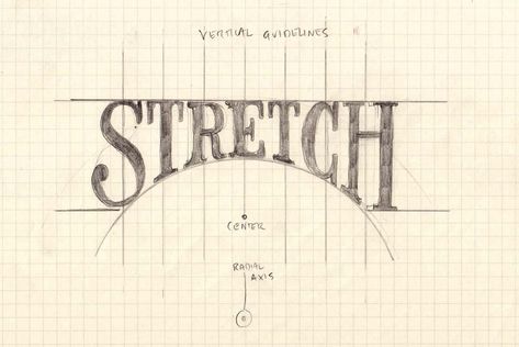 Things To Do On Lined Paper, Different Lettering Styles Fonts, How To Draw Letters Fonts, Hand Lettering Embellishments, Hand Lettering Layouts, Cool Lettering Styles, Masculine Lettering, Word Composition, Curved Typography