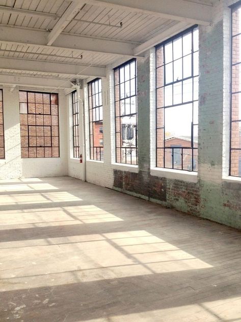 Urban Industrial Decor, Loft Designs, Warehouse Living, Warehouse Loft, Newburgh Ny, Industrial Factory, Dream Studio, Urban Loft, Loft Living