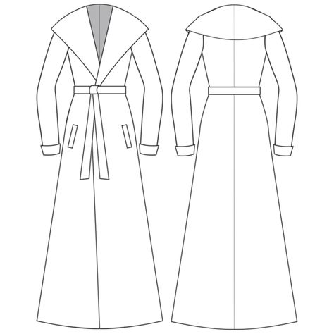 Mood Patterns, Trench Coat Pattern, Mood Sewciety, Sewing Patterns Free Women, Coat Pattern Sewing, Dress Patterns Free, Free Sewing Pattern, Make Your Own Clothes, Garment Pattern