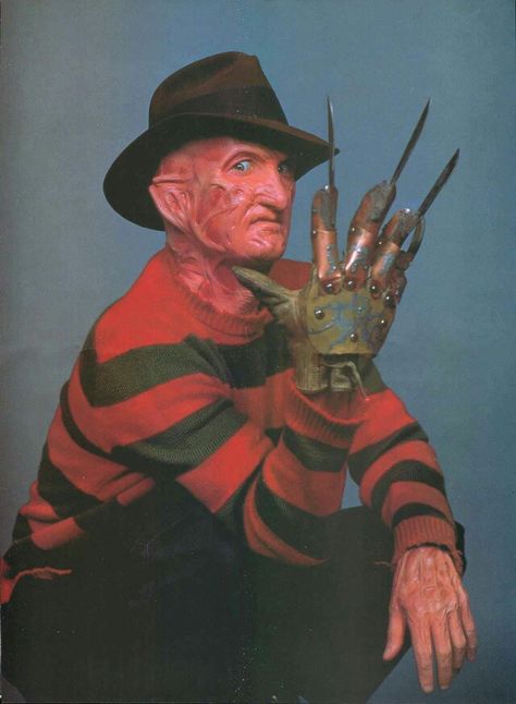 Freddy Krueger Freddy Horror, Robert Englund, Slasher Film, Famous Monsters, A Nightmare On Elm Street, Horror Movie Characters, Best Horrors, Elm Street, Monster Party