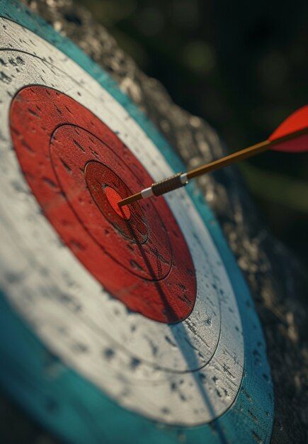 3d rendering of arrow hitting the target Bow And Arrow Target, Target Aesthetic, Arrow Target, Archery Targets, Target Image, Chinese Armor, Archery Target, Archery Arrows, 2025 Vision