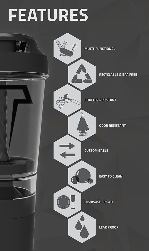 The Shakeless Shake Bottle | Yanko Design Cookware Packaging, Mixer Bottle, Youtube Editing, Clean Bottle, Shake Bottle, Coupon Design, Concept Board, Shaker Bottle, Clean Dishwasher