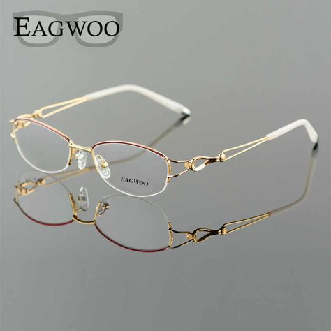 Chashma Brand Eyeglasses Diamond Trimmed Rimless Glasses Titanium Fashionable Lady Eyeglasses Spectacle Frames Women|frame women|brand frames women|spectacle frames women - AliExpress Womens Prescription Glasses, Cheap Glasses, Womens Glasses Frames, Rimless Glasses, Fashion Eye Glasses, Cute Glasses, Spectacles Frames, Glasses Brands, Eye Frames