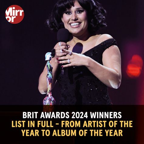 The biggest names in music have battled to win coveted BRIT Awards - with British Album of the Year, British Artist of the Year and International Artist of the Year among gongs handed out as Raye breaks records with six awards. Here are the winners in full: British Album of the Year Raye – My 21st Century Blues Song of the Year Raye featuring 070 Shake – Escapism British Artist of the Year Raye British Group Jungle Best Pop Act Dua Lipa Best R&B Act Raye Best Dance Act Calvin Harris B... My 21st Century Blues, 070 Shake, Blue Song, Song Of The Year, Album Of The Year, Calvin Harris, Brit Awards, Best Dance, Gongs