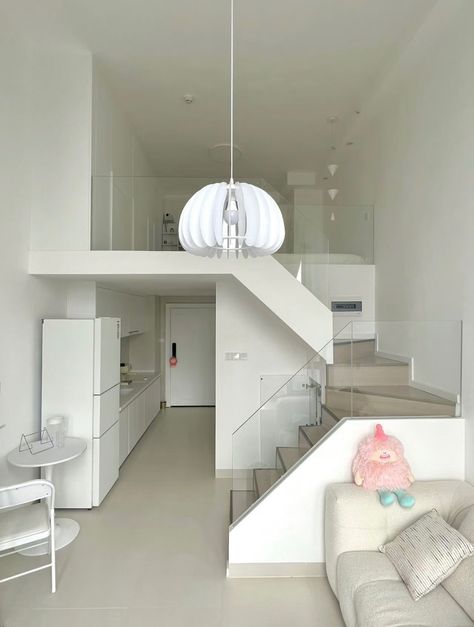 Loft House Design, Closet Aesthetic, Dream Apartment Decor, Room Redesign, Loft House, Small Room Design, Aesthetic Tiktok, Dream House Rooms, Pc Setup