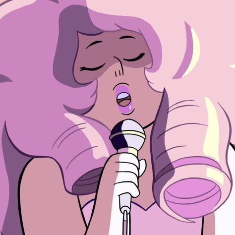 Pink Diamond Pfp, Steven Universe Pfp, Rose Quartz Steven Universe, Pink Diamond Steven Universe, Diamond Icon, Galaxy Eyes, I'm Still Here, Pink Diamond, Cartoon Art Styles