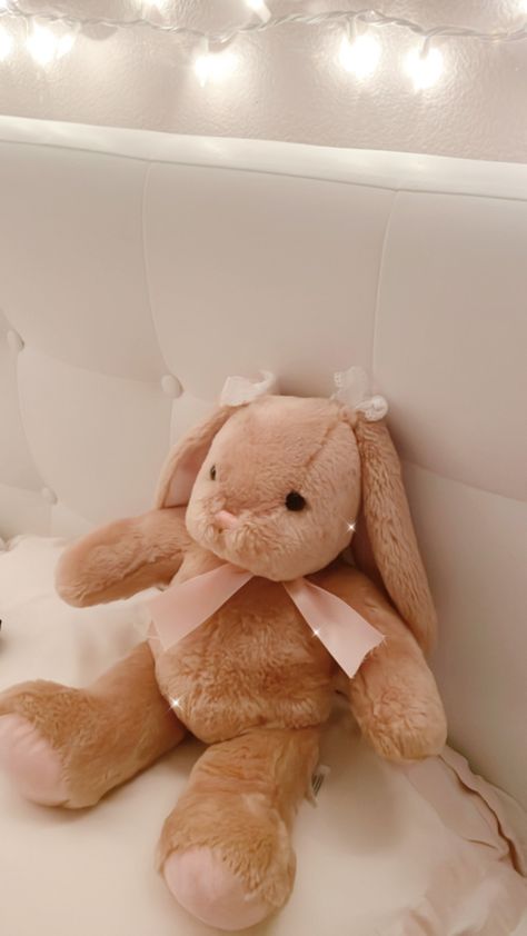 Build A Bears Aesthetic, Coquette Build A Bear, Birthday Build A Bear, Build A Bear Rabbit, Build A Bear Pawlette Aesthetic, Build A Bear Bunny Aesthetic, Aesthetic Build A Bear, Bunny Stuffed Animal, Build A Bear Bunny