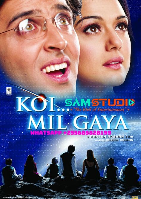 Koi... Mil Gaya (2003) Hrithik Roshan Koi Mil Gaya, Alien Moodboard, Film India, Rakesh Roshan, 90s Bollywood Songs, Pretty Zinta, Best Bollywood Movies, Movie Collage, Damien Chazelle