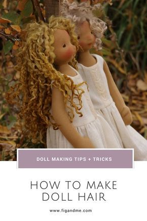 Rag Doll Hair, How To Make Doll, Diy Doll Hair, Make Doll, Doll Making Patterns, Doll Making Tutorials, Soft Sculpture Dolls, Homemade Dolls, Cloth Dolls Handmade