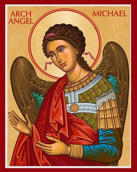 A new icon of Saint Michael the Archangel to be available at Monastery Icons in the coming months. Angel Icons, Zombie Pics, Monastery Icons, Angel Michael, Cute Puppies Images, Saint Gabriel, Greek Orthodox Church, Orthodox Christian Icons, Archangel Gabriel