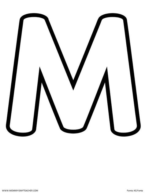 Letter M Worksheets and Free Printables — Mommy is My Teacher Printable Letter M Template, M Printable Letter, Letter M Template Free Printable, Preschool Letter M Activities, M ♡, Letter M Free Printable, Letter M Activities For Kindergarten, M Is For Craft, Letter Activities For Preschool Free Printable Alphabet Worksheets