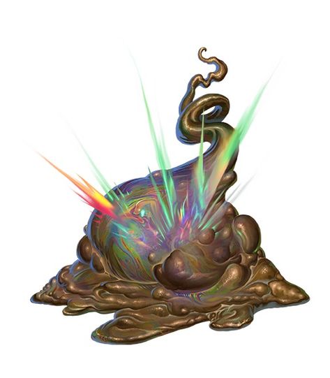 Slime Concept Art, Fantasy Slime, Slime Creature, Battle Mage, Pathfinder 2e, D D Monsters, Dnd Dragons, Magic Stones, Dnd Monsters