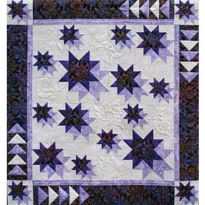 American Quilter's Society - Shadow Quilts, Quilt Border Ideas, Illusion Quilts, Quilt Stars, Casting Shadows, Quilt Borders, Quilts Of Valor, Border Ideas, Purple Quilts