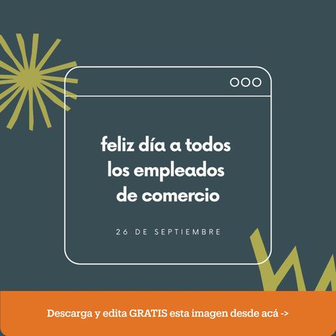 Reconoce el esfuerzo de tus empleados de comercio con esta plantilla de historia de Instagram en tonos azul y blanco, diseñada con un estilo minimalista y una frase dedicada a su labor. Ideal para empresas y organizaciones que desean celebrar el Día del Empleado de Comercio con un mensaje de aprecio y gratitud. Esta plantilla es completamente editable y gratuita, sin marcas de agua, lo que te permite personalizar el texto y adaptarlo a tu empresa Descarga y edita fácilmente en el enlace a Canva. Labor, Instagram