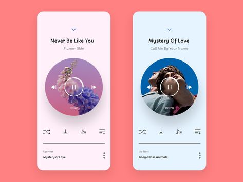 Playlist Design, Music Ui, Music App Design, Music Player Design, Music Player App, Ios App Design, Mobile App Design Inspiration, Ux Mobile, Desain Editorial