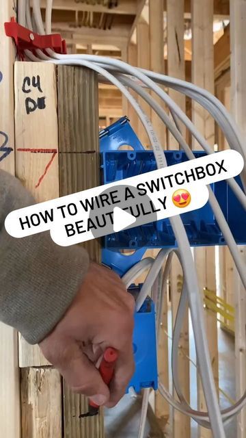 Texas Electricians on Instagram: "Looking good 👍 👌   Follow @texaselectrician  Follow @texaselectrician   Oc @ (construction_tok) tik tok   #ElectricianLife, #WiringTips, #ElectricalWiring, #SwitchboxWiring, #ElectricalInstallation, #ElectricianSkills, #ElectricalSafety, #WiringTechniques, #ElectricianTips, #ElectricalWork, #ElectricianCommunity, #ElectricianSkills, #ElectricalContractor, #ElectricalWiringTips, #WiringSolutions, #SwitchboxInstallation, #ProfessionalElectrician, #ElectricianServices, #WiringPerfection, #ElectricalDesign, #HomeElectrical, #WiringExperts, #ElectricianLife, #ElectricalEngineering, #WiringMastery" Wiring Outlets, Garage Door Weather Stripping, Residential Wiring, Network Organization, Electrician Work, Man House, Basic Electrical Wiring, Residential Electrical, Electrician Services