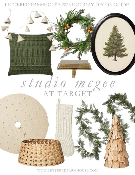 Studio Mcgee Christmas, Winter Retreat, Holiday Wreaths Christmas, Christmas Lamp, Christmas Pillows, Print Ideas, Whimsical Decor, Studio Mcgee, Decor Guide