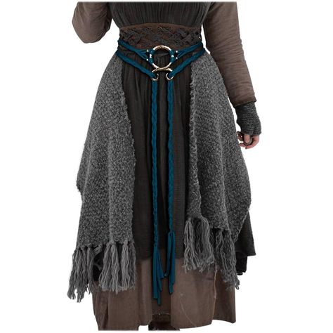 PRICES MAY VARY. Made of polyester material, the medieval rope belt is soft and durable, comforable to wear. The norse viking troll ring belt is simple design with a viking o-ring, adding a touch of ancient mystique to your costume. Pair it with your blouses, dresses, tunics, and robes for the great finishing touch to your Halloween costume, viking cosplay outfit, medieval costume. Perfect for Halloween cosplay, Party, Medieval festival, LARP, Ren faire, Carnival, Mardi gras, Pagan cosplay, Fanc Viking Fashion Modern, Plus Size Rogue Cosplay, Viking Costume Women’s, Barbarian Costume Women, Medieval Slavic Clothing, Ren Faire Sewing Patterns, Viking Clothes Women, Paleolithic Clothing, Historical Irish Clothing