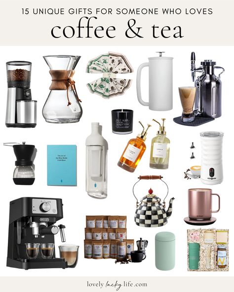 If you love a coffee lover and need a great gift, this list has some perfect coffee gift ideas for alllll types of java fans! Upgrading their daily coffee essentials is always appreciated but there are some coffee accessories here you might not have thought to gift a coffee lover, so keep scrolling for my gifts coffee lover list of essentials! #mothersday #coffee #tea #giftideas Coffee Gift Ideas, Coffee Essentials, Coffee Kit, Blue Bottle Coffee, Amazon Purchases, Princess Gifts, Cold Brew Coffee Maker, Coffee Syrup, Automatic Coffee Machine